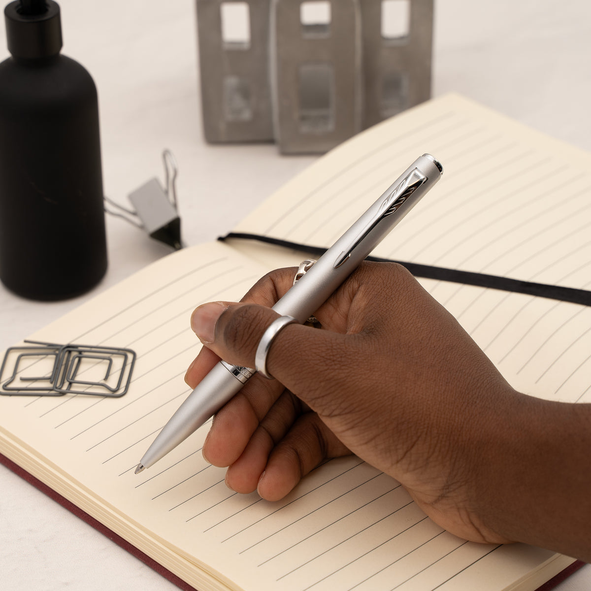 Parker Meridian Ballpoint - Chrome with Chrome Trim