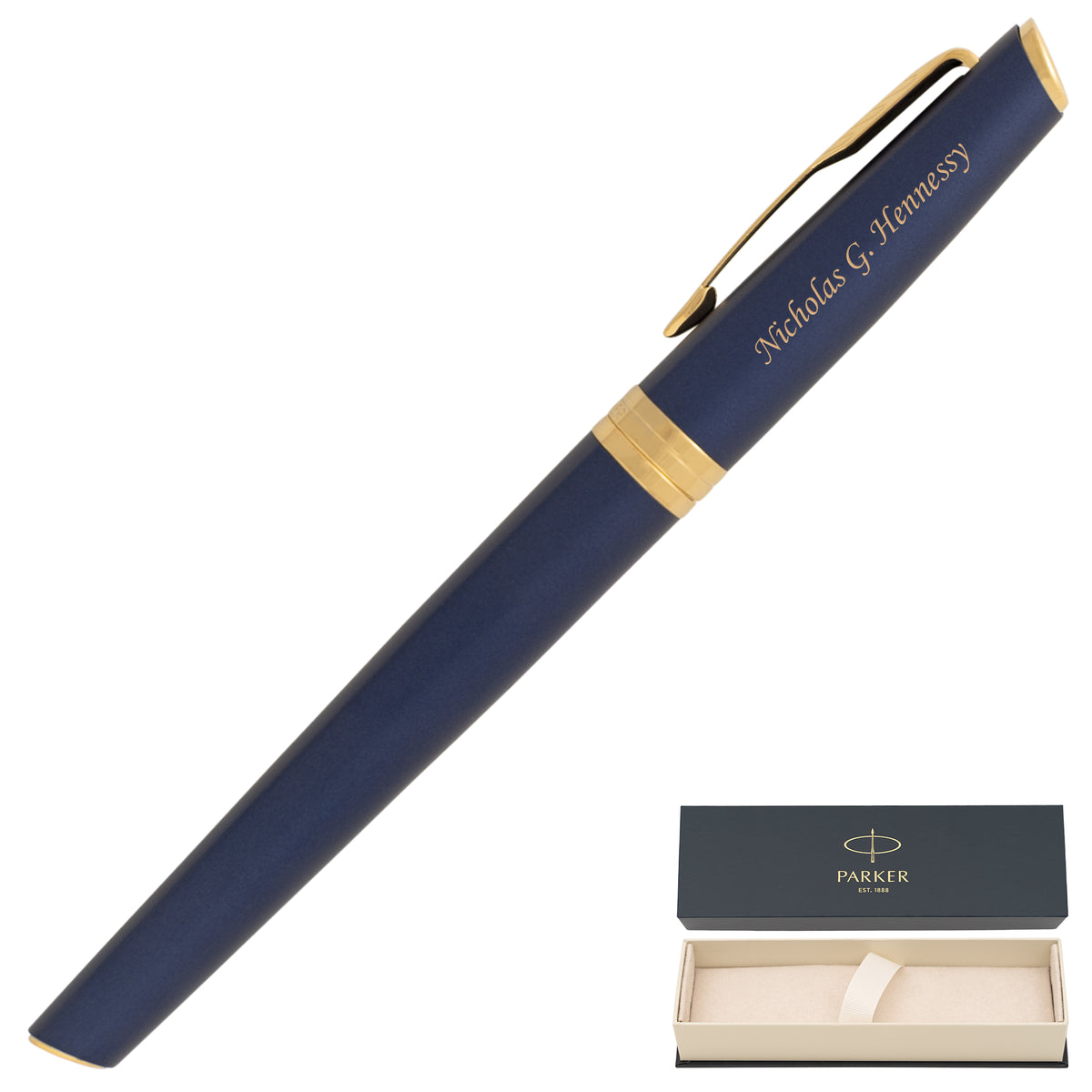Parker Meridian Rollerball - Blue with Gold Trim
