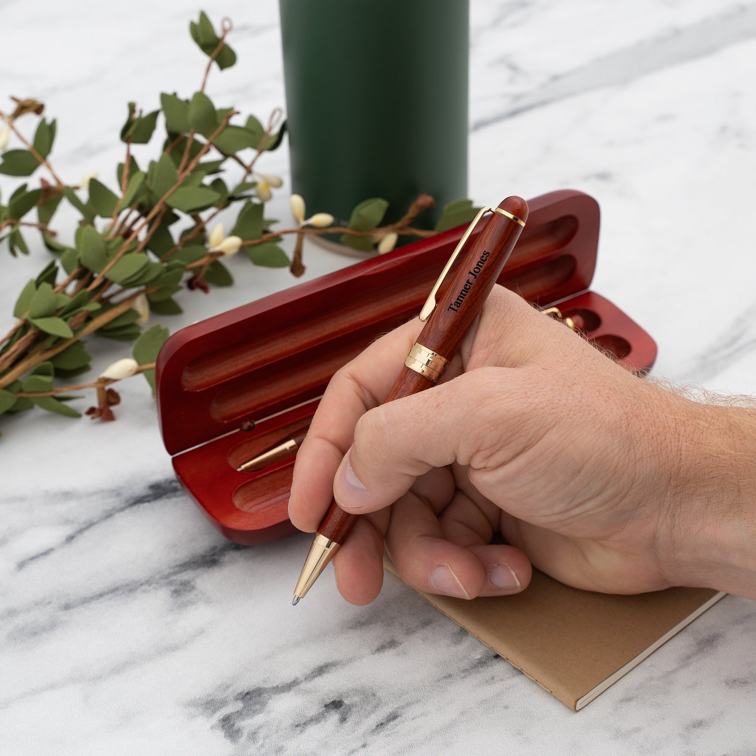 Dayspring Pens Rosewood Pen & Pencil Gift Set
