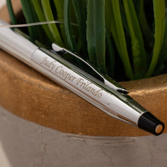 Personalized Classic Century Ballpoint Pen - Lustrous Chrome 3502