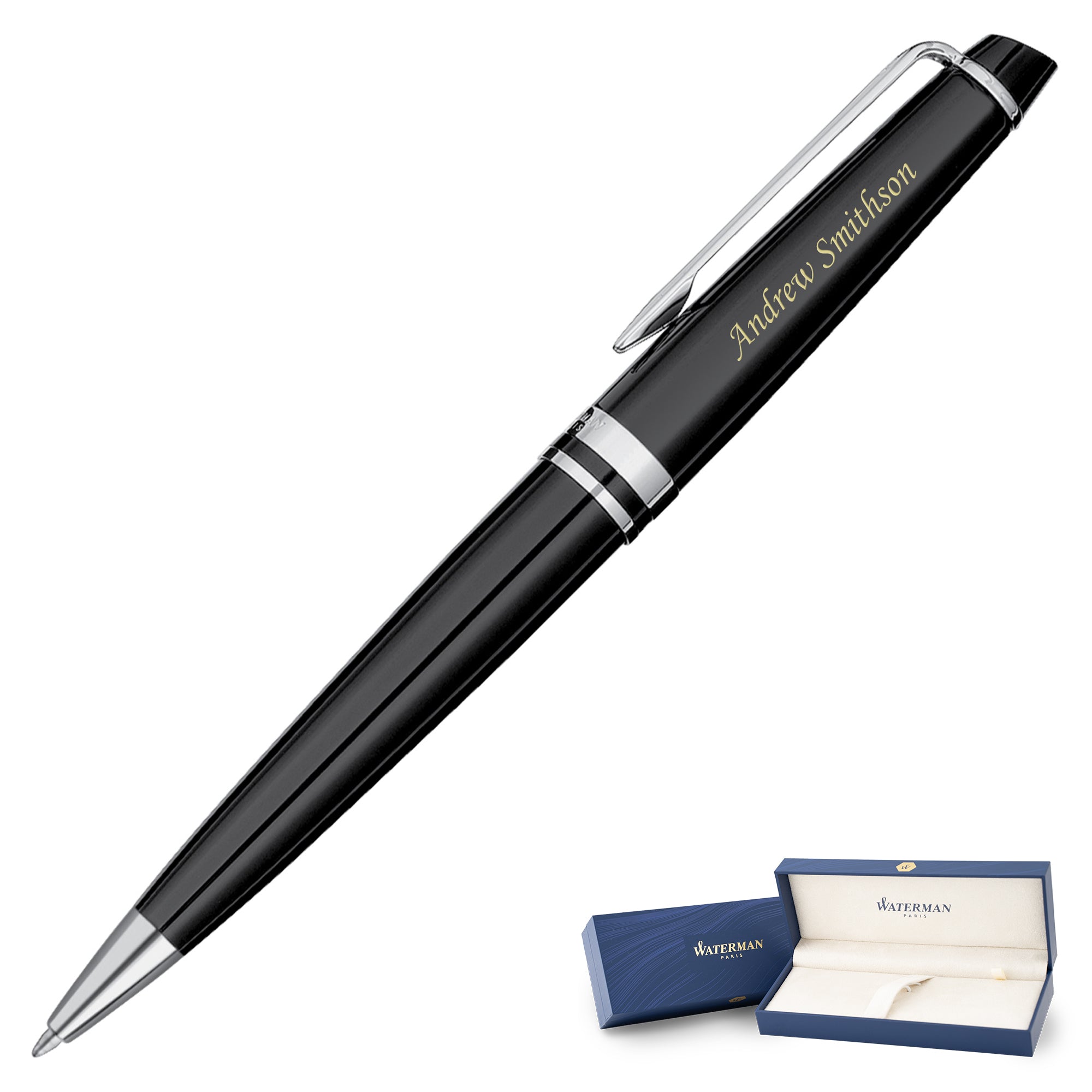 Executive Gift Shoppe | Personalized Cherrywood Double Ballpoint Pen Set with Free Engraving