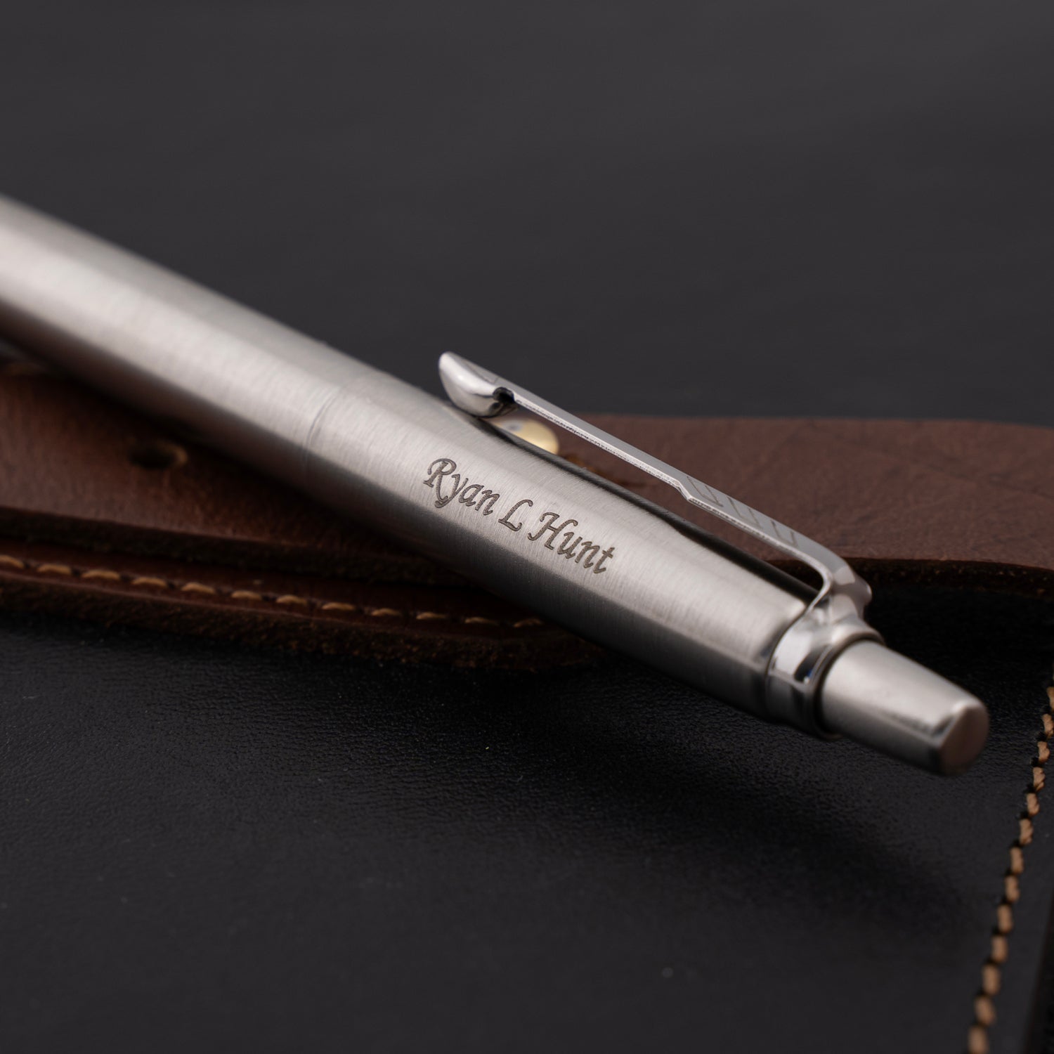 Custom Parker Jotter Gel Pen Stainless Steel Chrome Trim Gel Pen -  Dayspring Pens