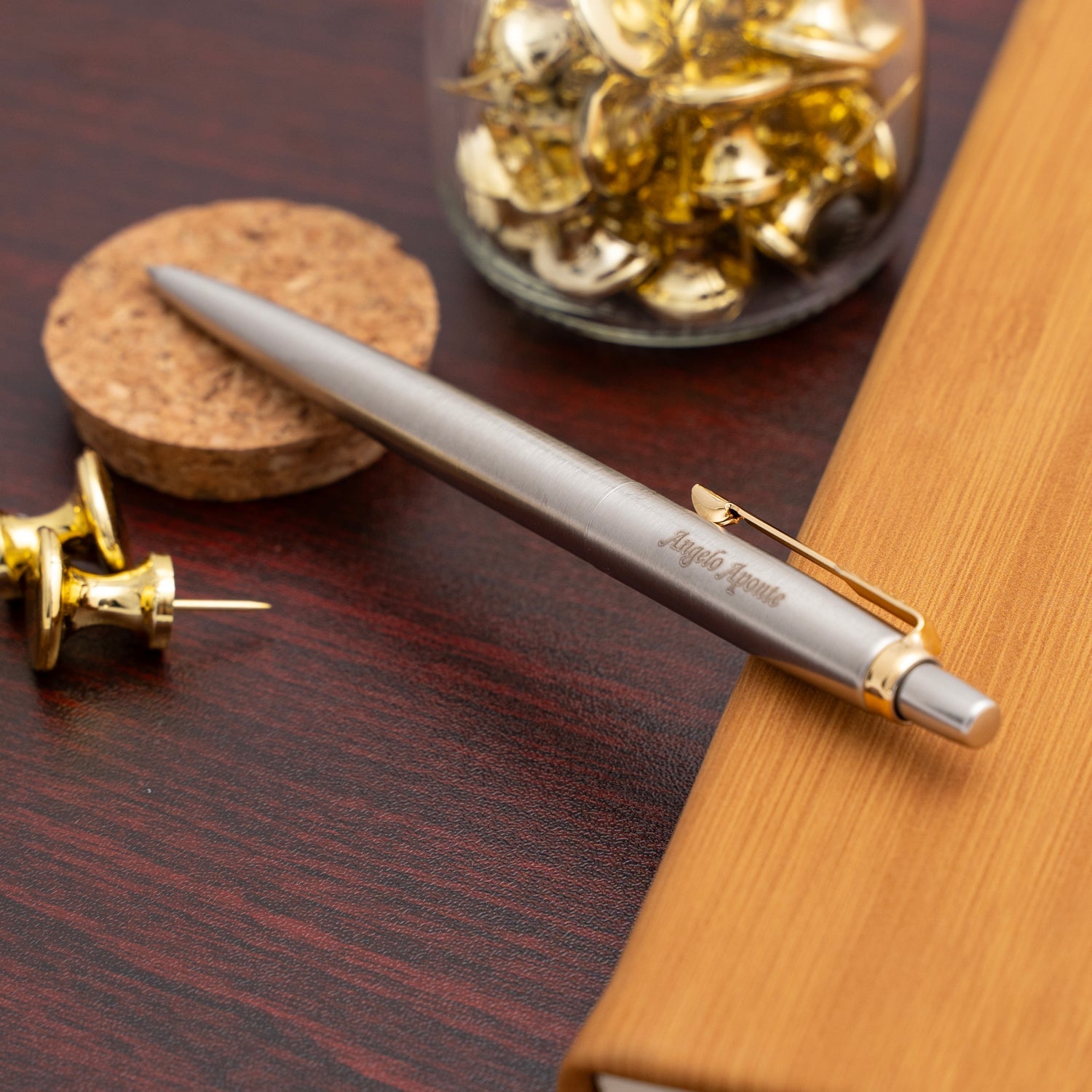 Parker Jotter Ballpoint Pen - Stainless Steel Gold Trim