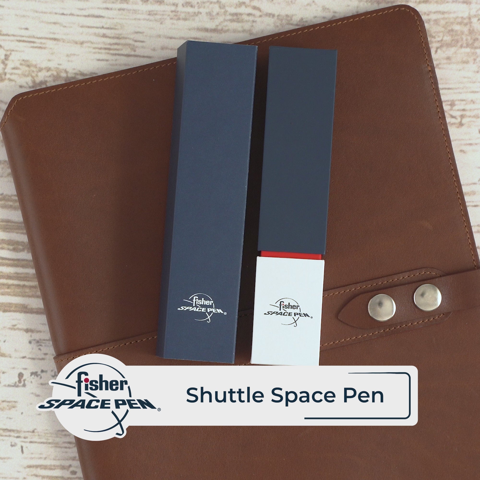 Fisher Shuttle Space Pen | Matte Black/Gold | Personalized