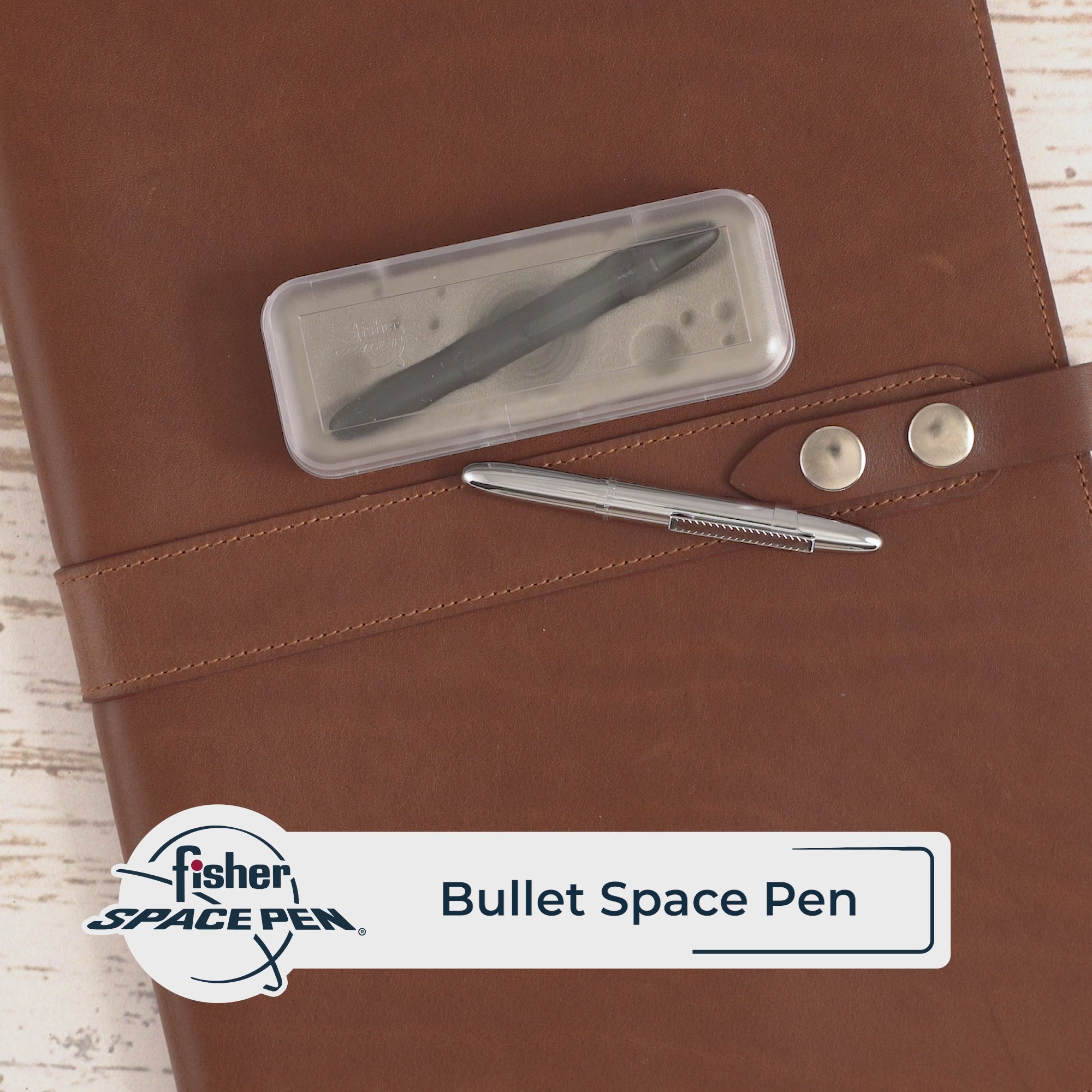 Fisher Bullet Space Pen with Clip | Chrome | Personalized Pen