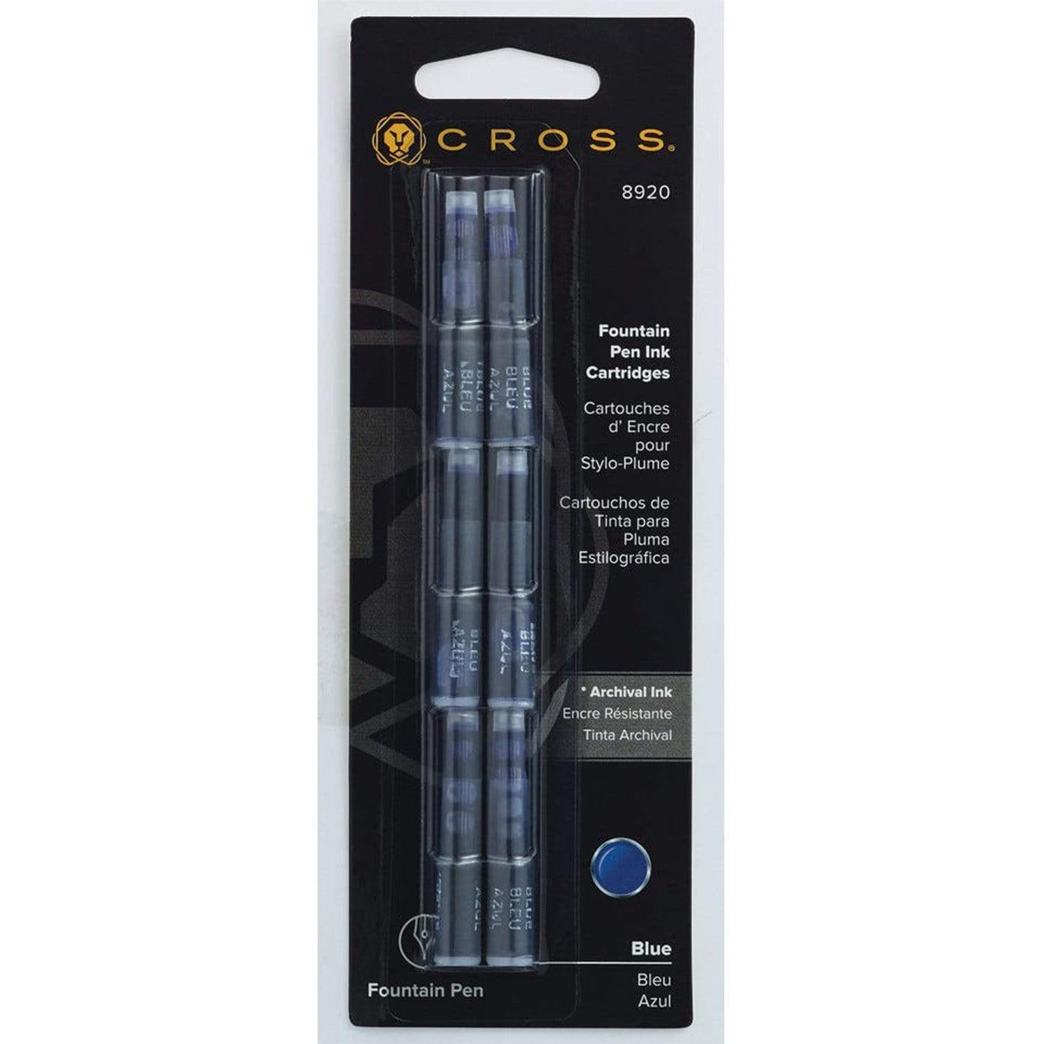 Cross Fountain Pen Refill. 6 Pack. GP-1455-01
