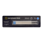 Dayspring Pens Parker Compatible Ballpoint Refills. 2 Pack Carded.