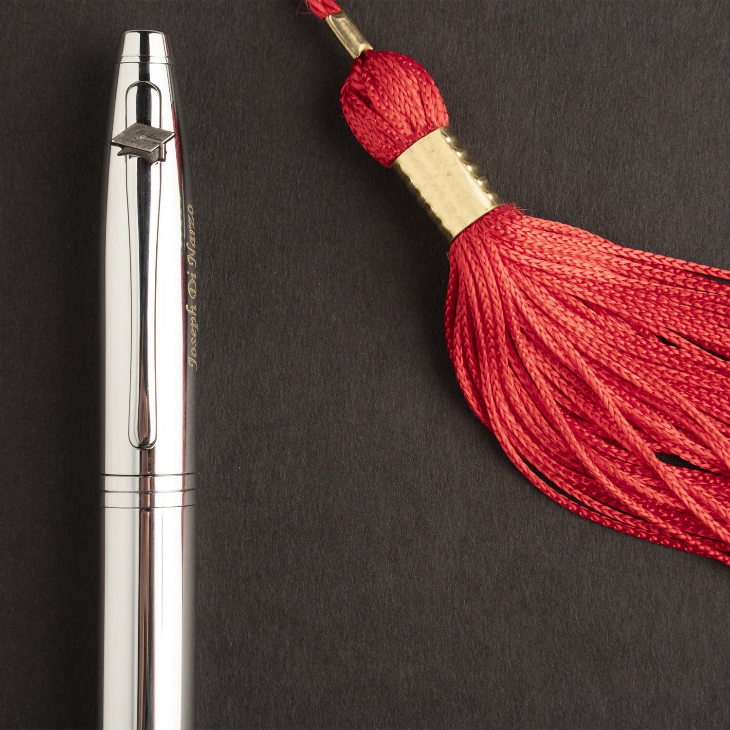 Graduation Emblem Cross Calais Pen- Lustrous Chrome GP-1058 | AT0112-1